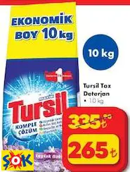 TURSİL TOZ DETERJAN 10 KG